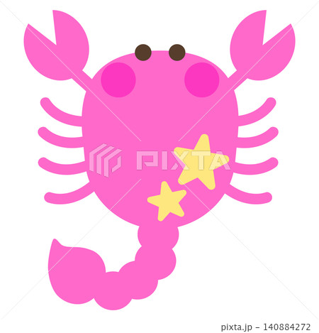 かわいい蠍座（星付き） 140884272
