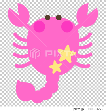 かわいい蠍座（星付き） 140884272