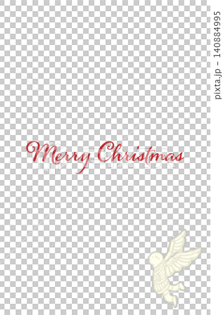 Ready-to-use vertical Christmas card background with flying dove line decorations and text. Ready-to-use vertical Christmas card background with flying dove line decorations and text. 140884995