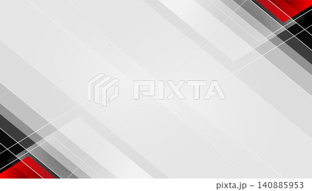 Corporate White Gray Geometric Background with Red Accent Design Corporate White Gray Geometric Background with Red Accent Design 140885953