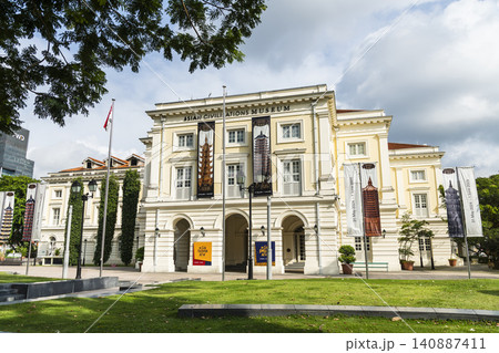 View of the Asian Civilisations Museum(ACM), Singapore, this neoclassical-style building along the Singapore River, formerly Immigration Department Building. View of the Asian Civilisations Museum(ACM), Singapore, this neoclassical-style building along the Singapore River, formerly Immigration Department Building. 140887411