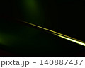 ダークな背景に黄緑色の光線模様が入った抽象的な背景素材　ライン背景 140887437