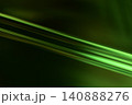 ダークな背景に緑色の光線模様が入った抽象的な背景素材　ライン背景 140888276