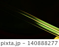 ダークな背景に緑色の光線模様が入った抽象的な背景素材　ライン背景 140888277