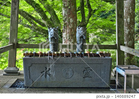 太龍寺の手水舎 太龍寺の手水舎 140889247