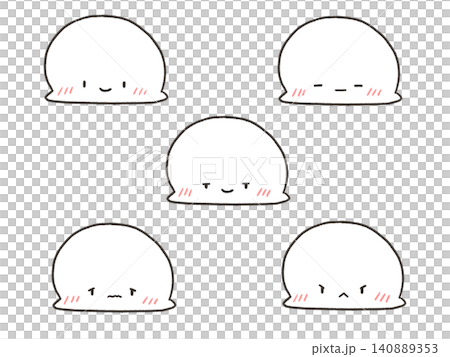 Set of 5 stick figure facial expressions (faces only) Set of 5 stick figure facial expressions (faces only) 140889353