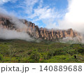 ロライマ山の断崖絶壁の山肌　ベネズエラ 140889688