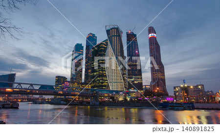 Skyscrapers International Business Center City day to night timelapse hyperlapse, Moscow, Russia Skyscrapers International Business Center City day to night timelapse hyperlapse, Moscow, Russia 140891825