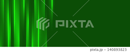 Green glowing vertical lines background. Greenish neon gradient stripes wallpaper. Vector abstract motion effect light trails backdrop for booklet, brochure, flyer, banner, poster, presentation, cover Green glowing vertical lines background. Greenish neon gradient stripes wallpaper. Vector abstract motion effect light trails backdrop for booklet, brochure, flyer, banner, poster, presentation, cover 140893823