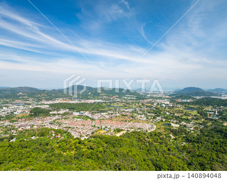 Aerial view landscape nature in summer season at Phuket island Thailand 140894048