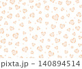 ハートのヒョウ柄の背景イラスト 140894514