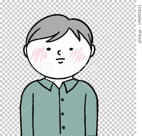 Illustration of a thinking man 140895831