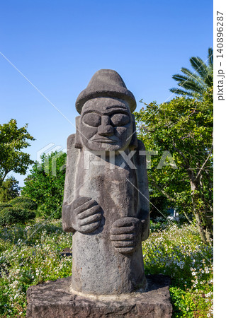 Dolhareubang, the symbol of Jeju Island Dolhareubang, the symbol of Jeju Island 140896287