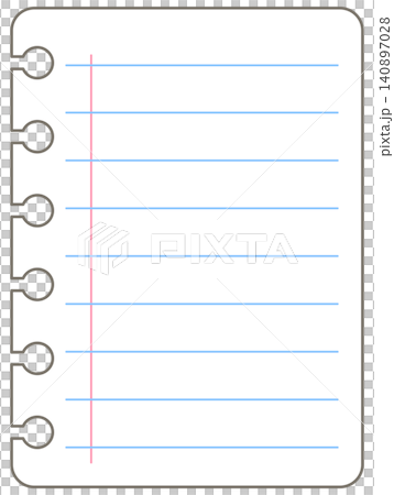 Cute blank spiral note pad with lined paper copy space Cute blank spiral note pad with lined paper copy space 140897028