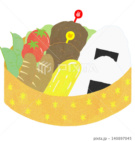 お弁当のイラスト お弁当のイラスト 140897045