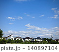 広い畑の中の住宅地 140897104