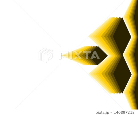 Abstract golden brown geometric border elements on white background with copy space Abstract golden brown geometric border elements on white background with copy space 140897218
