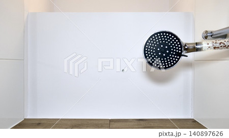 Bathroom ceiling with peeling paint and water damage caused by moisture and humidity Bathroom ceiling with peeling paint and water damage caused by moisture and humidity 140897626