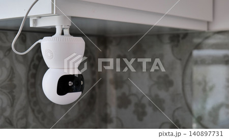 Indoor Pet Monitoring Smart Security Camera Indoor Pet Monitoring Smart Security Camera 140897731