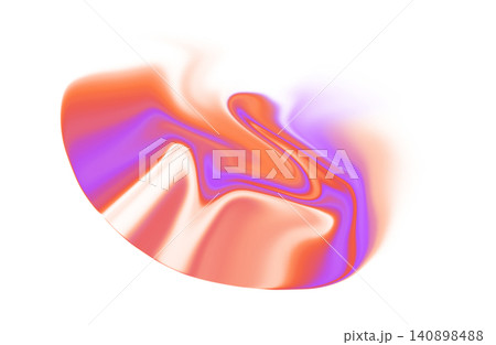 Abstract fluid organic shape with glossy liquid marble swirl texture isolated Abstract fluid organic shape with glossy liquid marble swirl texture isolated 140898488