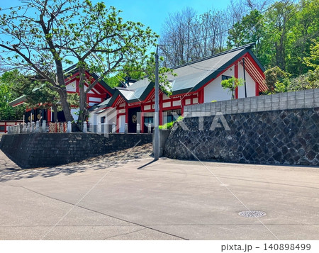 小樽総鎮守住吉神社 境内風景 北海道小樽市 快晴 小樽総鎮守住吉神社 境内風景 北海道小樽市 快晴 140898499