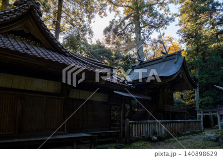 栗渓神社　社殿　鳥取県鳥取市栗谷町 140898629
