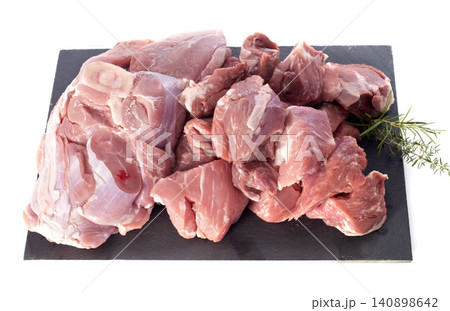 pieces of lamb in studio pieces of lamb in studio 140898642