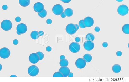 3d rendering blue spheres floating abstractly against white background 3d rendering blue spheres floating abstractly against white background 140898724