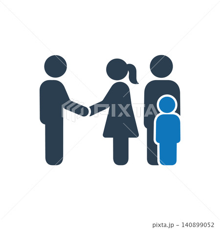 Blended Family Introduction Concept icon Blended Family Introduction Concept icon 140899052