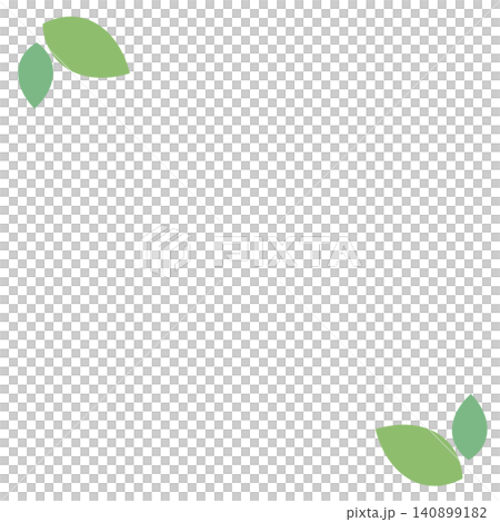 簡單的植物框架材料,上面擺放著葉子 簡單的植物框架材料,上面擺放著葉子 140899182