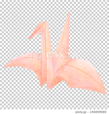 Tanabata origami crane colored pencil style illustration Tanabata origami crane colored pencil style illustration 140899989