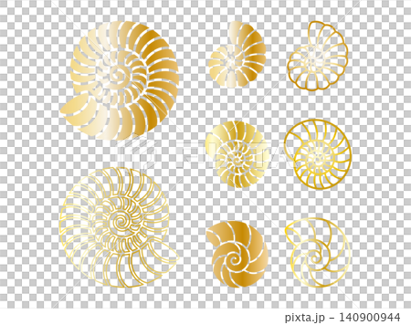 Seashell Icon Set 9 Seashell Icon Set 9 140900944