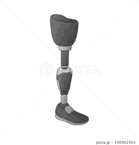 Illustration of Prosthetic Leg 140902563
