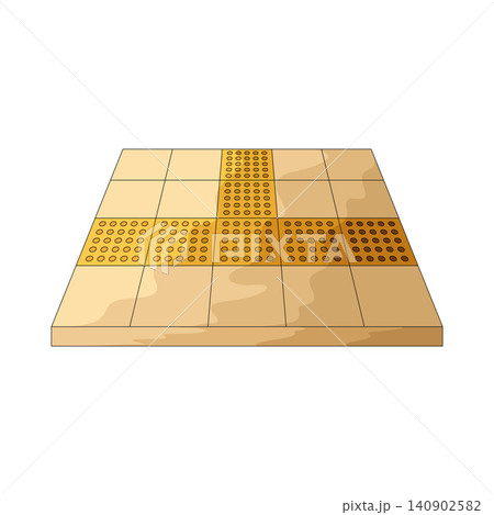 Illustration of Tactile Floor Illustration of Tactile Floor 140902582