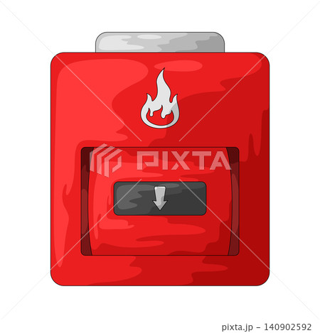 Illustration of Fire Alarm Illustration of Fire Alarm 140902592