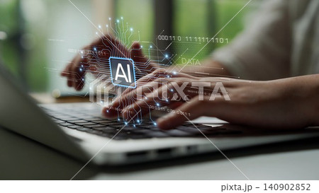 AI Brain Processing Data with Generative Artificial Intelligence Concept Muxer AI Brain Processing Data with Generative Artificial Intelligence Concept Muxer 140902852