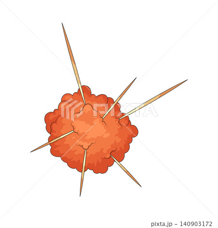 Illustration of Explosion Illustration of Explosion 140903172