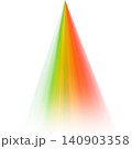 Rainbow light beam effect isolated on white background 140903358