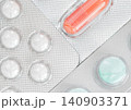 Medical capsules and tablets in blister packs 140903371