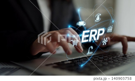 ERP System Dashboard for Enterprise Resource Planning and Business Muxer ERP System Dashboard for Enterprise Resource Planning and Business Muxer 140903758