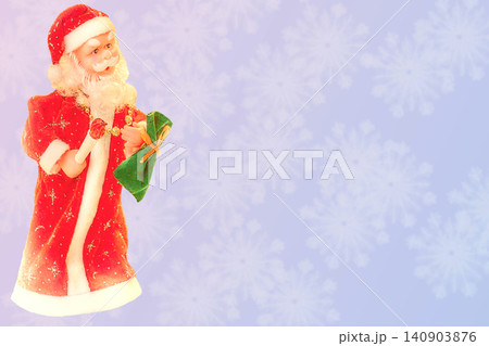 Happy Christmas,New Year.Santa Claus on snowflake backdrop Happy Christmas,New Year.Santa Claus on snowflake backdrop 140903876