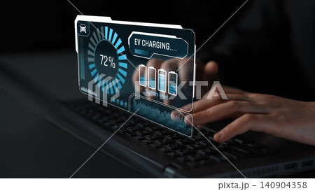 EV Charging Interface with Battery Monitoring and Navigation Marrow 140904358