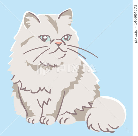 猫のイラスト素材。ベクターイラスト素材。 猫のイラスト素材。ベクターイラスト素材。 140904573