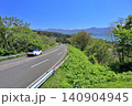 白神山地と国道101号  深浦町 140904945