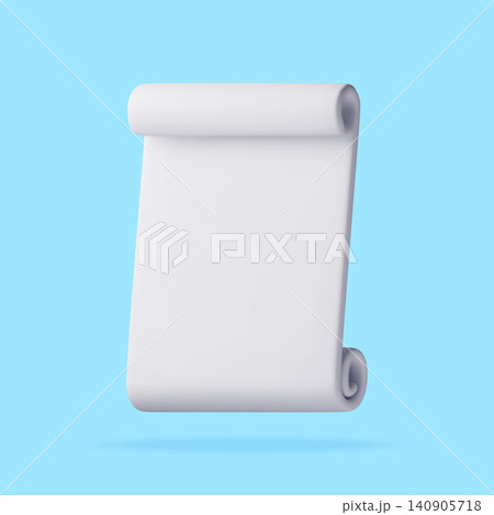 White 3D scroll paper icon White 3D scroll paper icon 140905718
