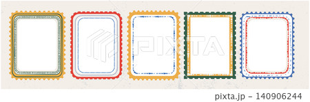 Set of hand drawn kid photo frame. Set of hand drawn kid photo frame. 140906244