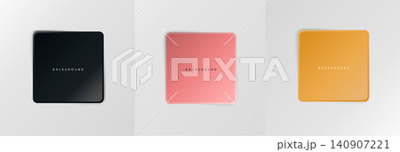 Set realistic black, gold, pink, violet rectangle frames. Set realistic black, gold, pink, violet rectangle frames. 140907221