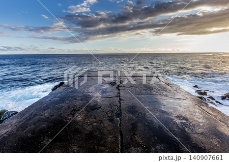 Jetty in Saint-Pierre, La Reunion island Jetty in Saint-Pierre, La Reunion island 140907661