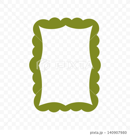 Abstract Green Vector Frame Abstract Green Vector Frame 140907980