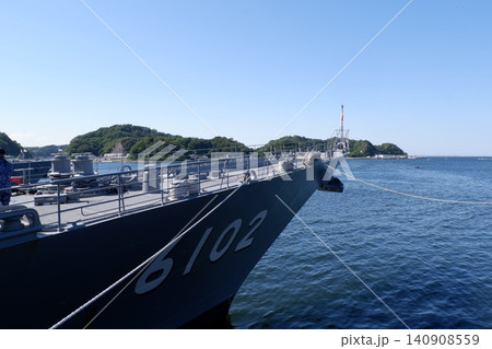 試験艦あすかの艦首 試験艦あすかの艦首 140908559
